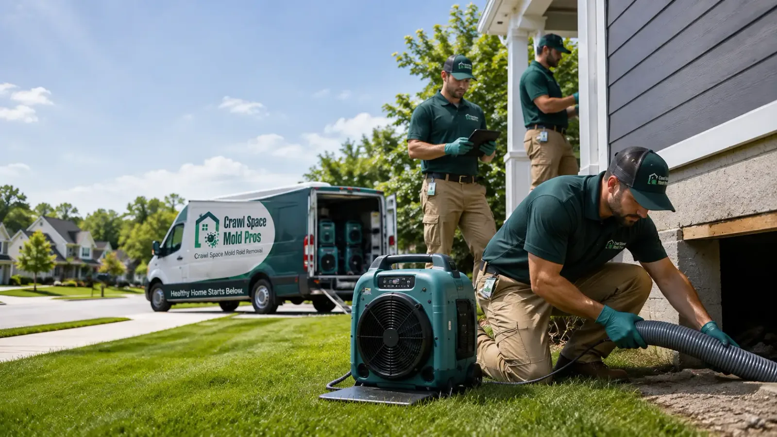 Crawl Space Mold Removal in Ladysmith, WI